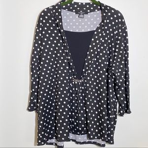 By Liz McCoySize 2X polkadot top